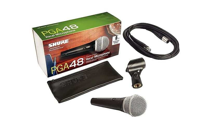 

Кардиоидный динамический вокальный микрофон Shure PGA48-XLR