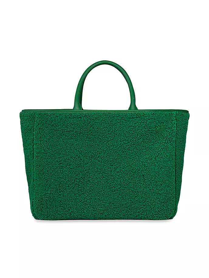 

Уютная большая сумка из шерпы Stoney Clover Lane, цвет emerald