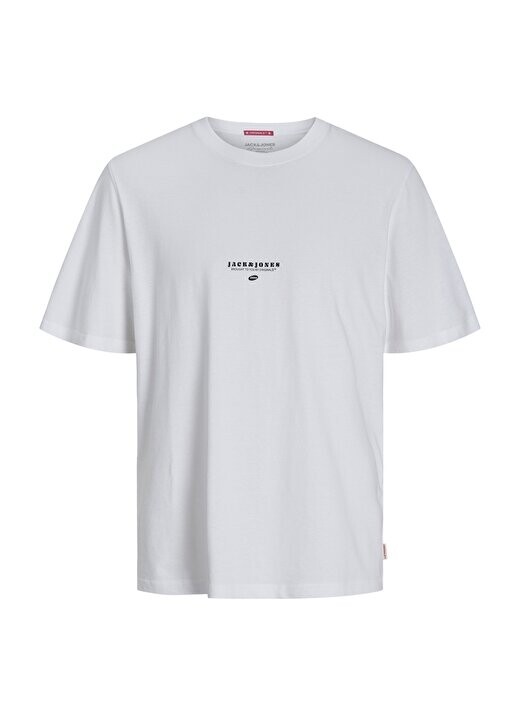 

Белая мужская футболка с круглым вырезом JORMARBELLA BACK TEE SS CREW NECK Jack & Jones, белый
