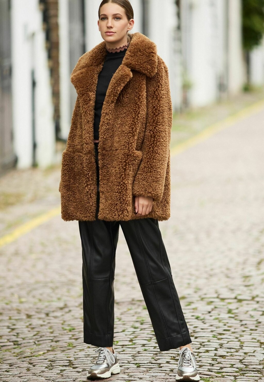 

Зимнее пальто Revere Petite Next, цвет toffee brown