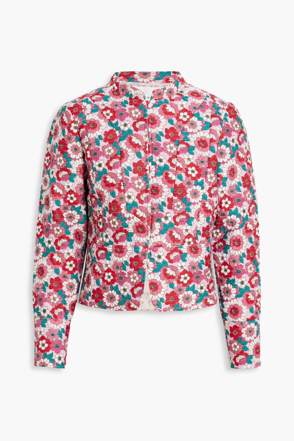 

Стеганая куртка Blossom из хлопка с цветочным принтом Antik Batik, красный