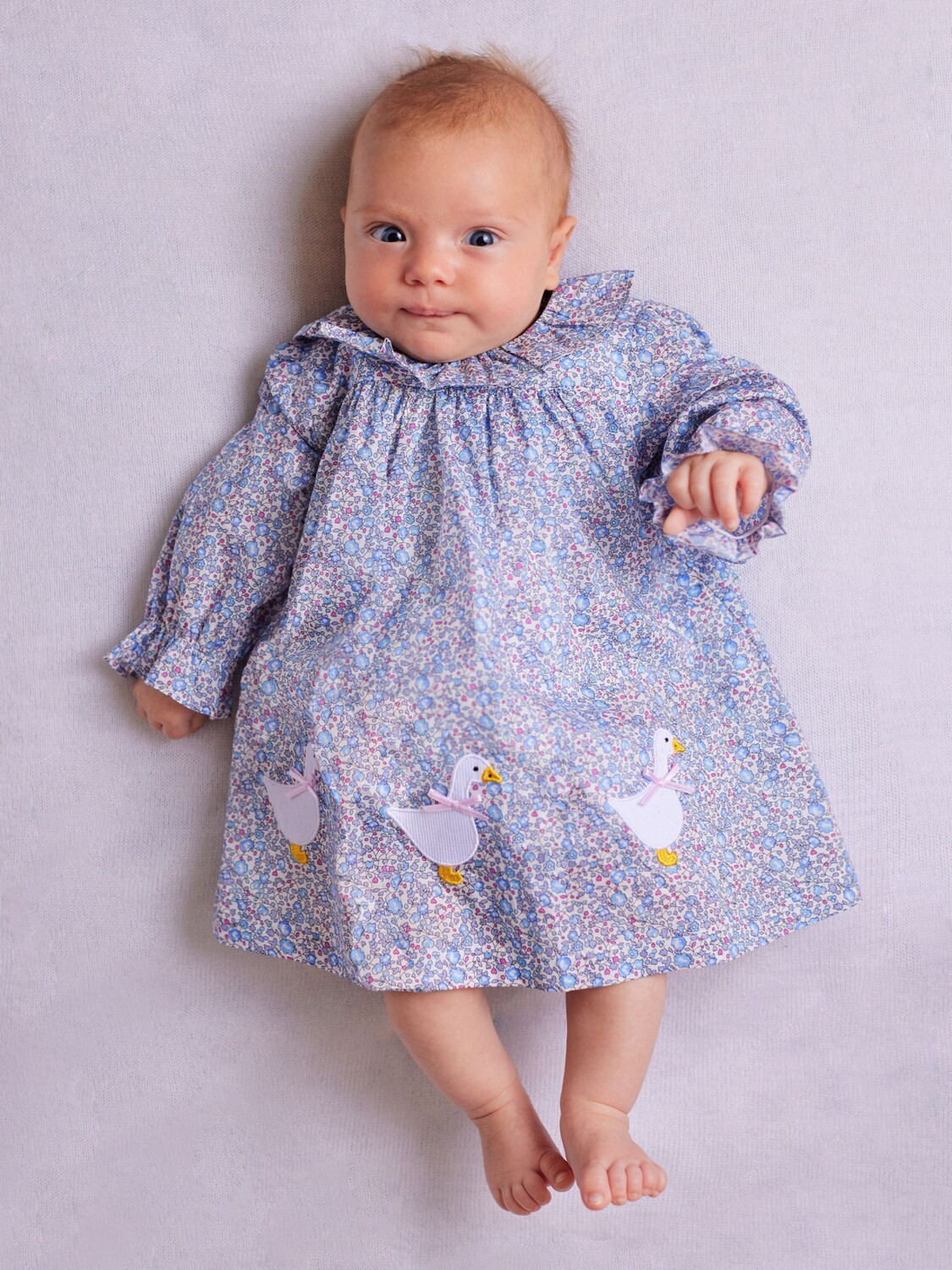 

Платье с принтом Trotters Baby Liberty My First Duck Eloise, разноцветный