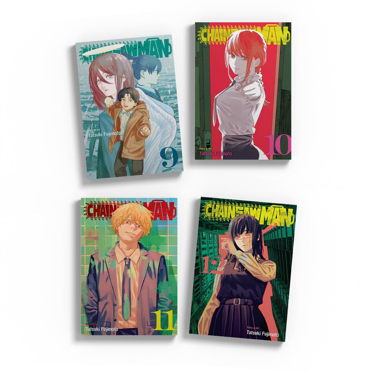 

Манга Chainsaw Man Manga (9-12) Bundle