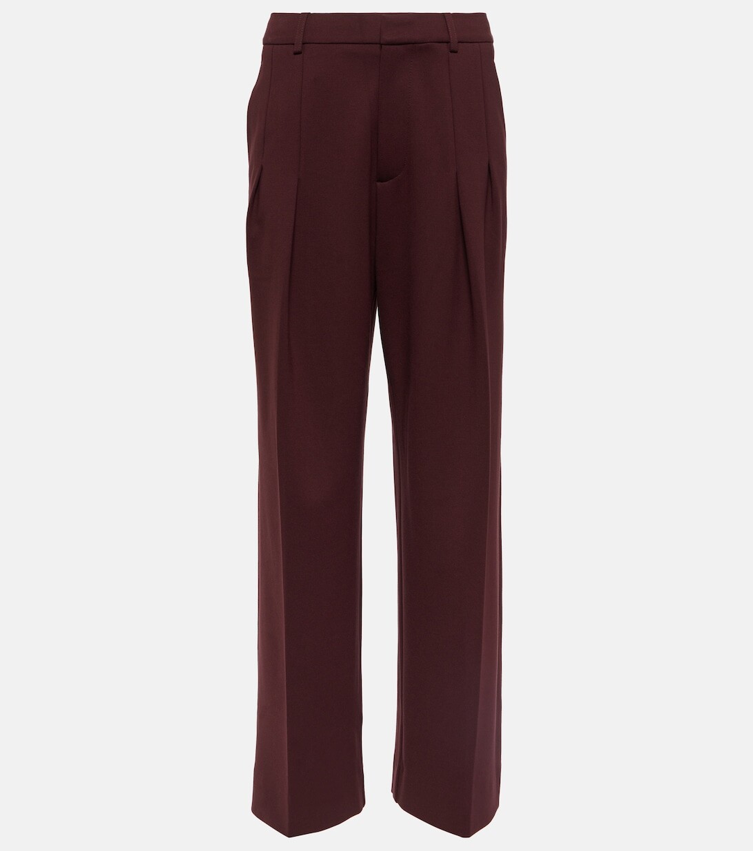

Наборные прямые брюки VICTORIA BECKHAM, красный