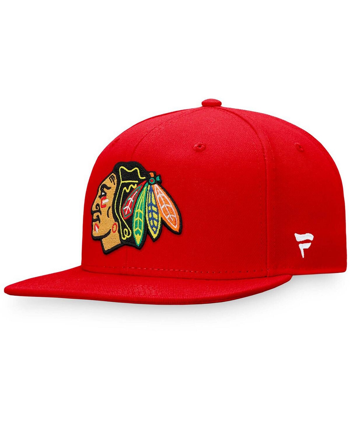 

Мужская красная приталенная шляпа с логотипом Chicago Blackhawks Core Primary Fanatics