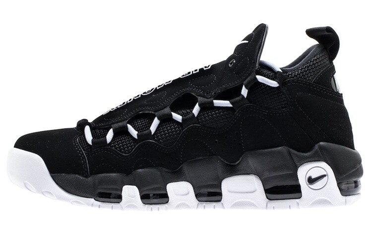 

Унисекс Nike Air More Money Винтажные баскетбольные кроссовки Черный/Белый