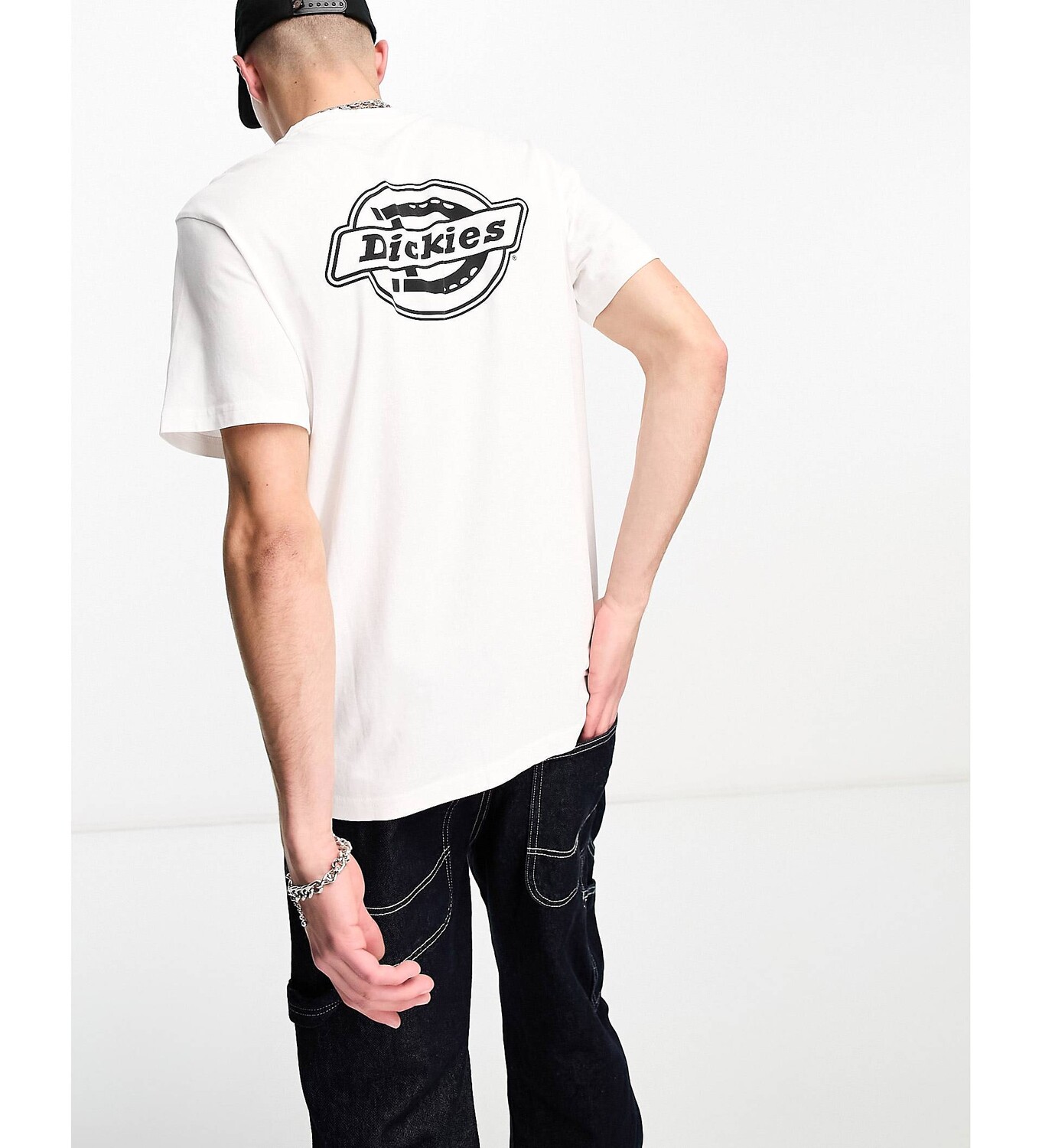 

Белая футболка с принтом на спине Dickies holtville, Белый