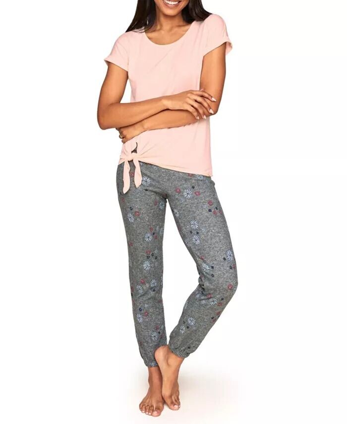 

Женский комплект из футболки и спортивных штанов Anna Pajama Adore Me, серый