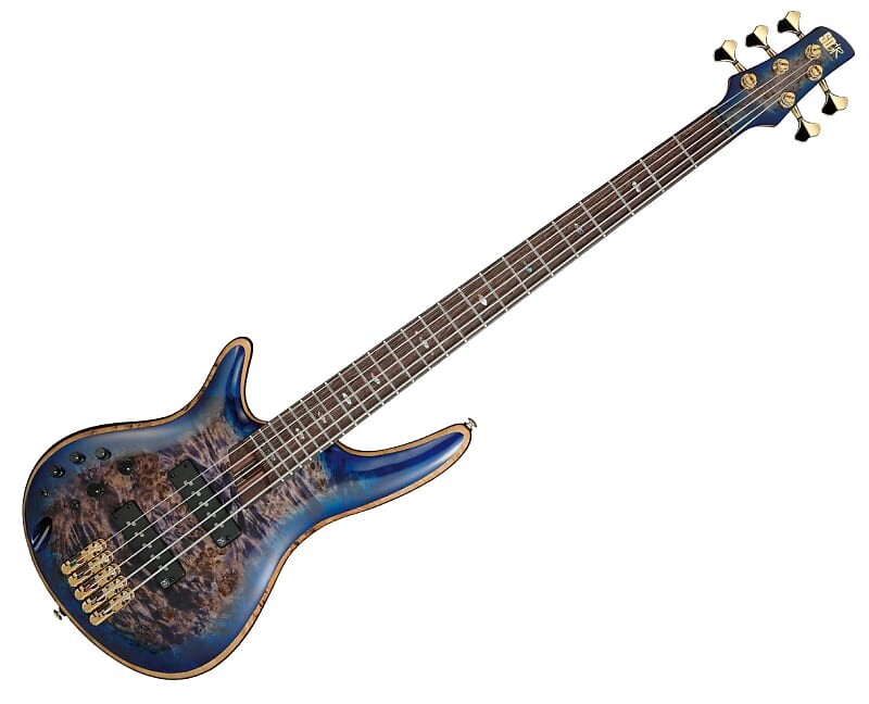 

Басс гитара Ibanez SR2605LCBB SR Premium 5-String Bass w/Bag - Cerulean Blue Burst