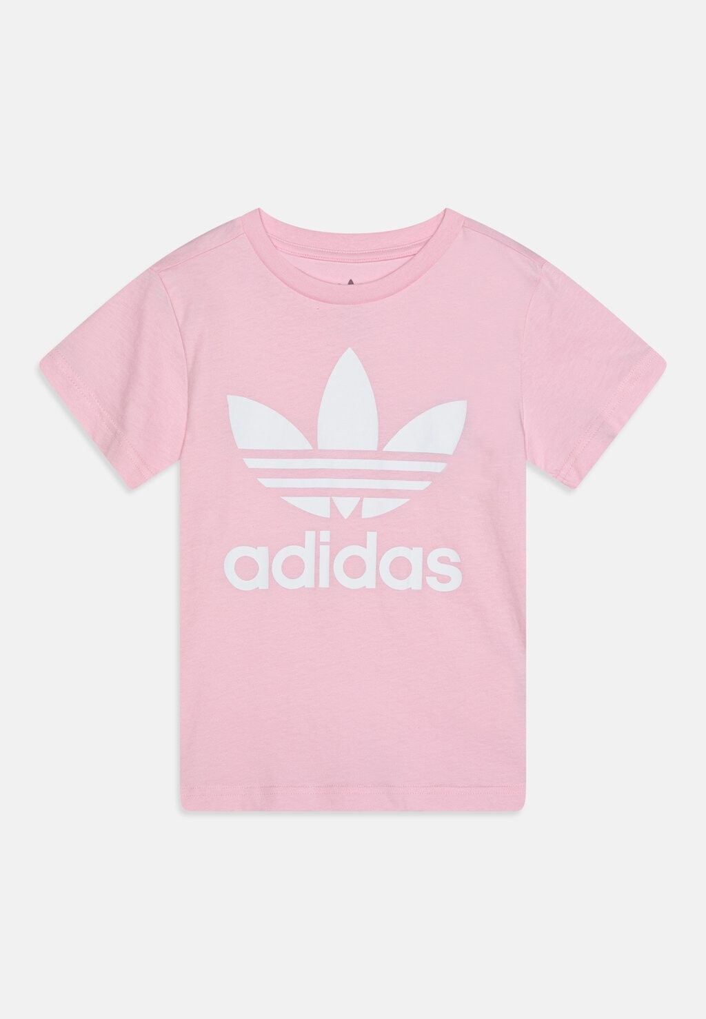 

Футболка с принтом Trefoil Tee adidas Originals, цвет clear pink