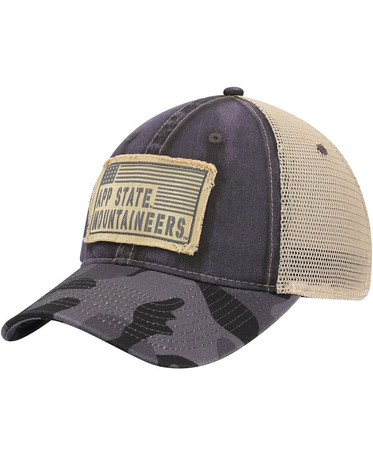 

Мужская темно-серая кепка Snapback Appalachian State Mountaineers OHT в военном стиле с признательностью United Trucker Colosseum