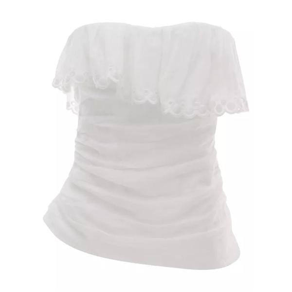 

Футболка sleeveless top with ruches detail in r Isabel Marant, белый