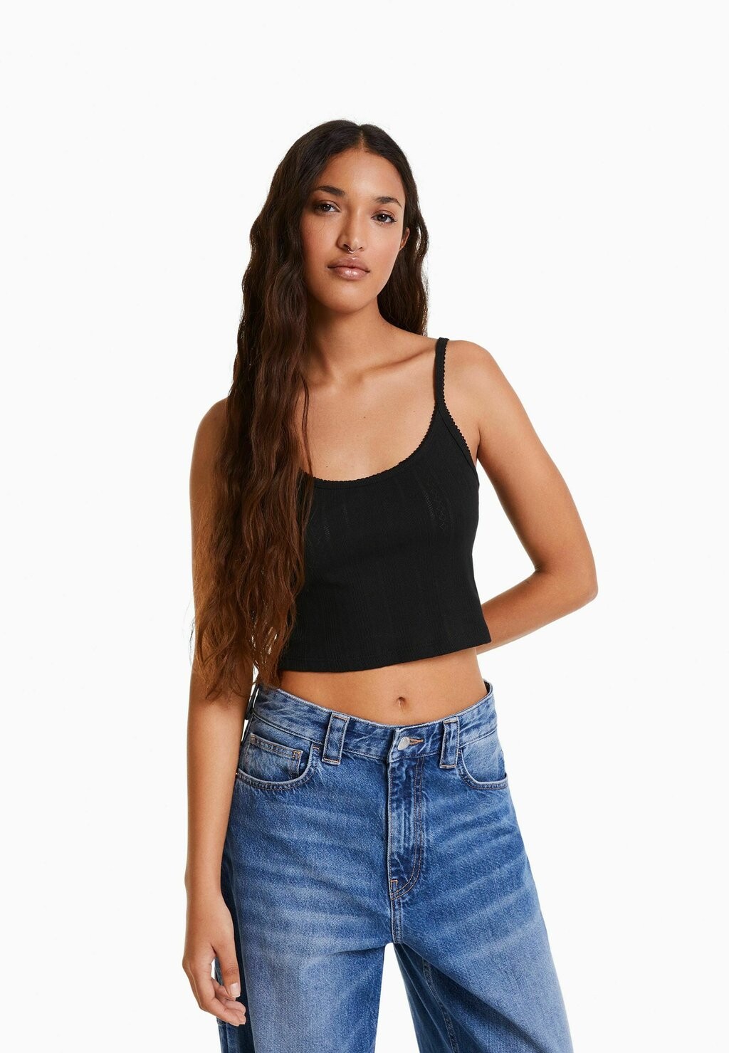 

Топ Bershka, черный