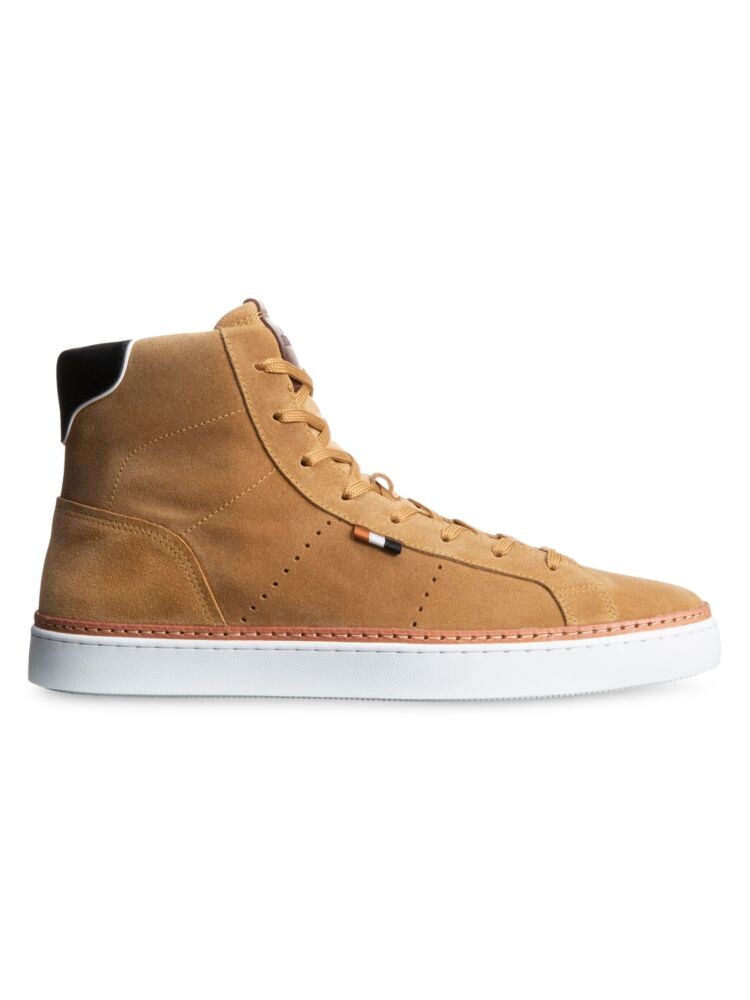 

Высокие замшевые кроссовки Alpha Allen Edmonds, цвет Tan