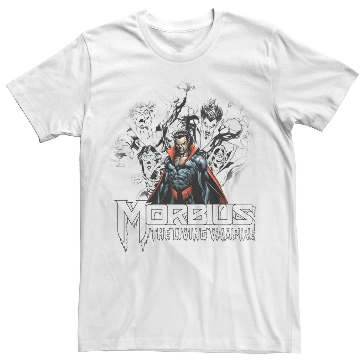 Мужская футболка с рисунками Morbius The Living Vampire Marvel фигурка hasbro venom morbius the living vampire