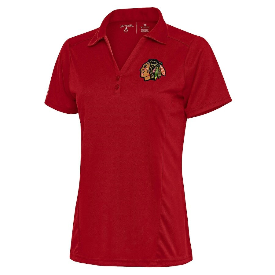 

Поло с коротким рукавом Antigua Chicago Blackhawks, красный