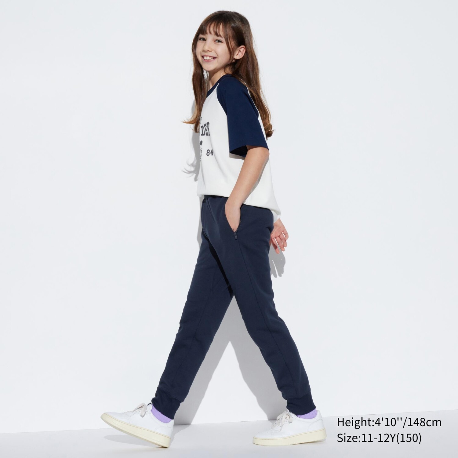 

Джоггеры UNIQLO Dry стрейч, темно-синий