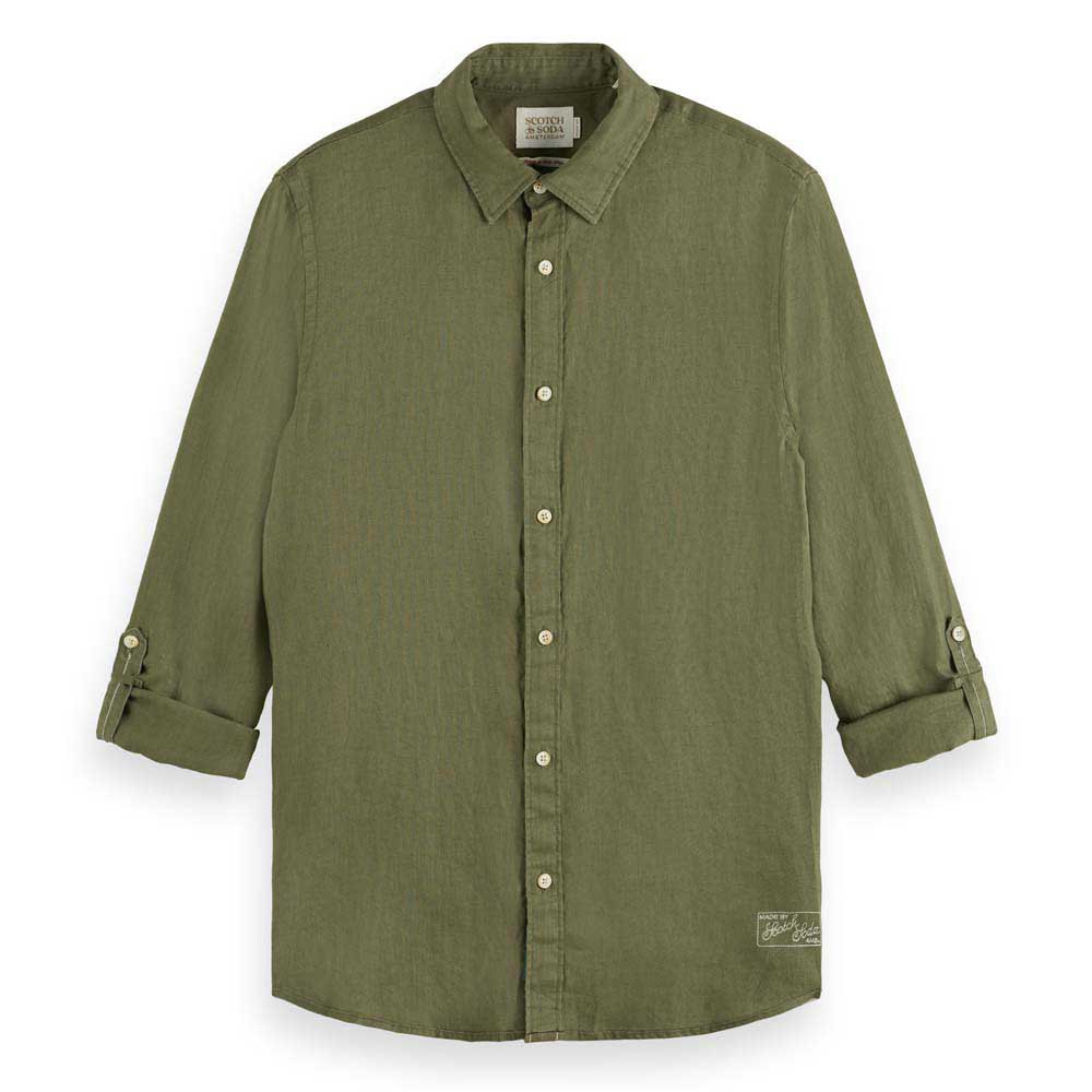 цена Рубашка с длинным рукавом Scotch & Soda 176837, зеленый