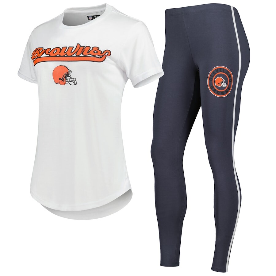 

Пижамный комплект Concepts Sport Cleveland Browns, белый