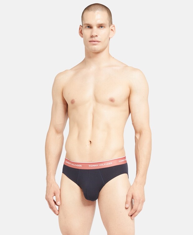 

Трусы, упаковка 3 шт. Tommy Hilfiger, серебряный