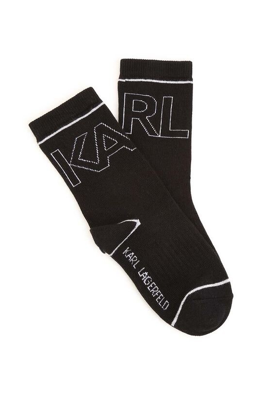 

Детские носки 2 упаковки Karl Lagerfeld, черный