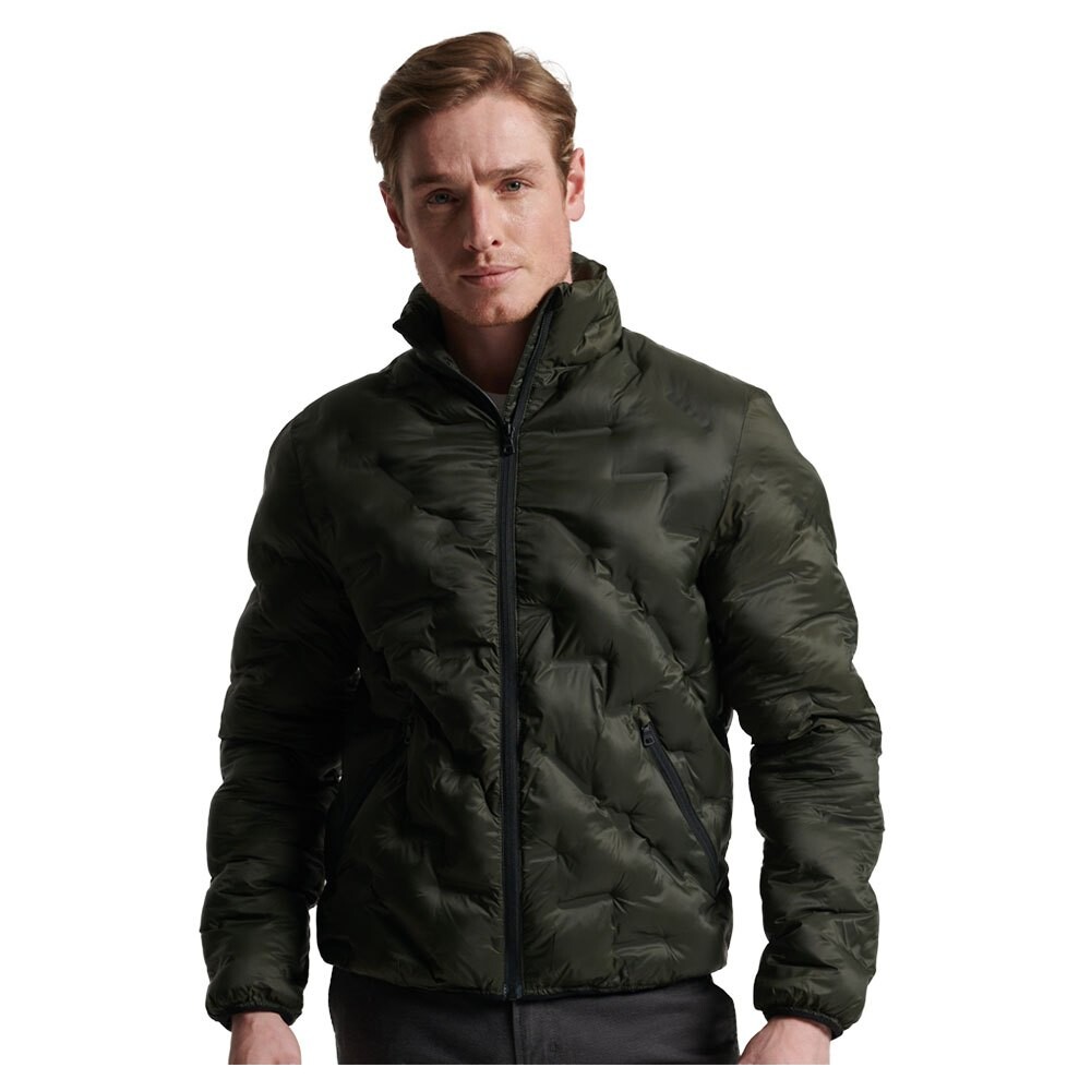 

Куртка Superdry Studios Heat Seal Quilt, зеленый