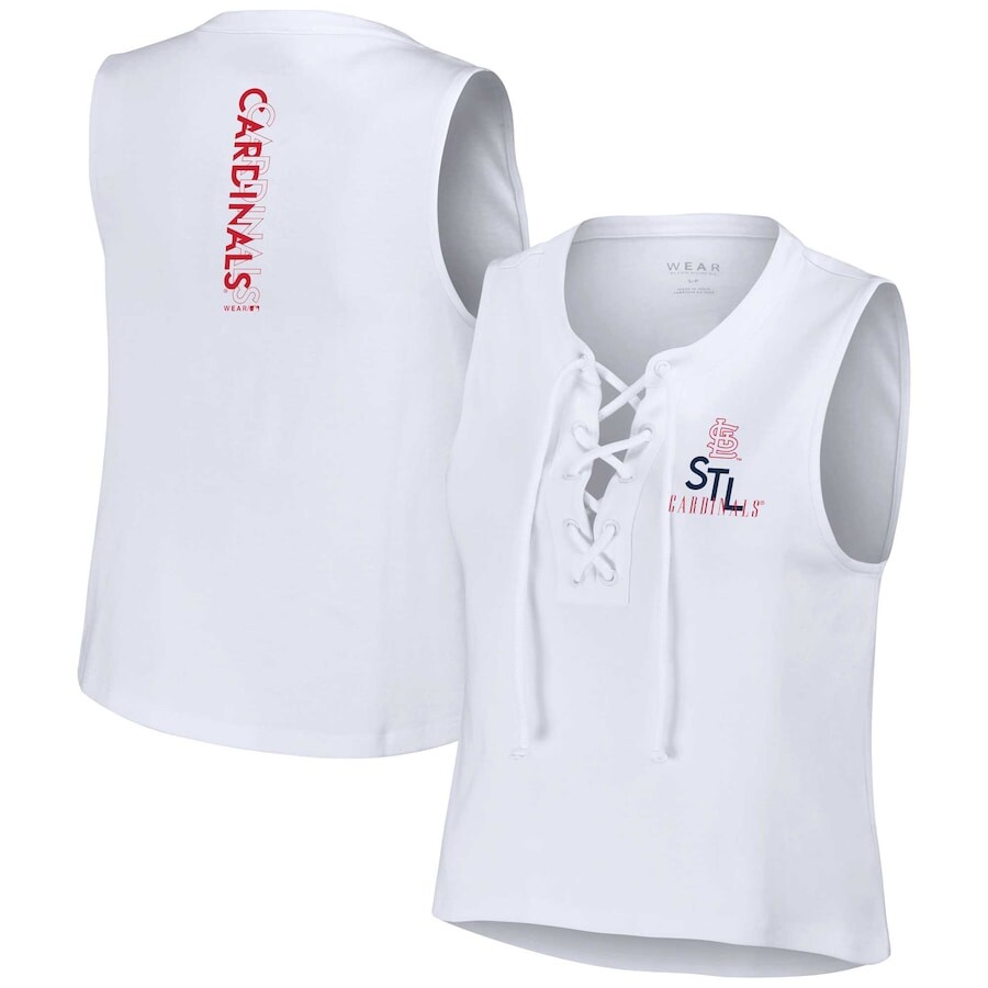 

Топ WEAR by Erin Andrews St Louis Cardinals, белый