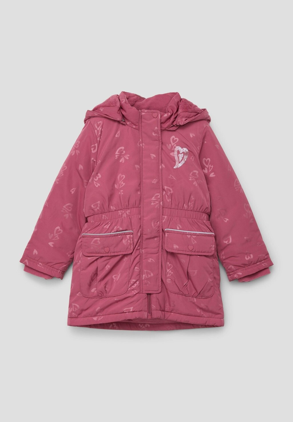 

Зимнее пальто MIT PAILLETTEN s.Oliver, цвет pink