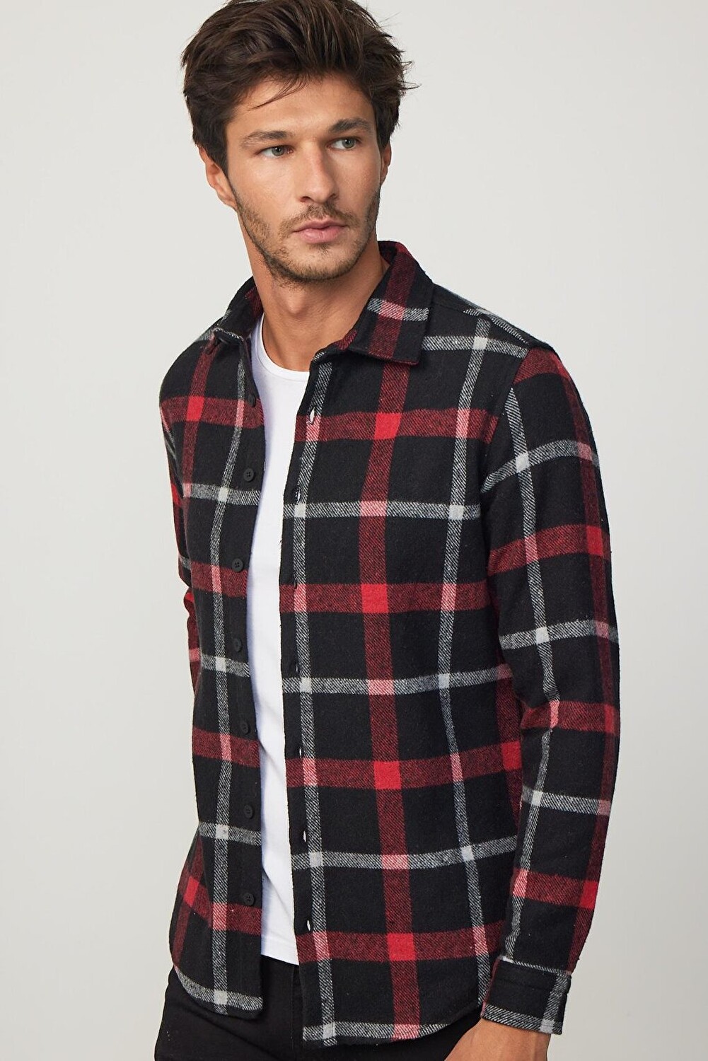 

Мужская рубашка узкого кроя в клетку Lumberjack Slim Fit TUDORS, смешанный
