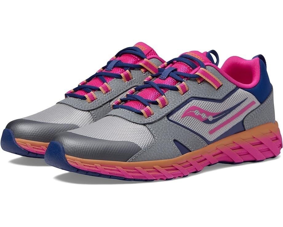 

Кроссовки Saucony Wind Shield 2.0, цвет Grey/Pink/Navy