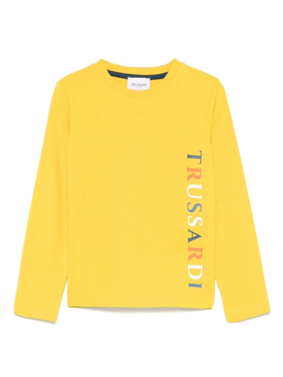 

TRUSSARDI JUNIOR футболка с логотипом, желтый