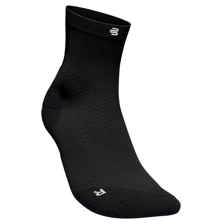 Носки для бега Bauerfeind Sports Run Ultralight Mid Cut Socks, черный