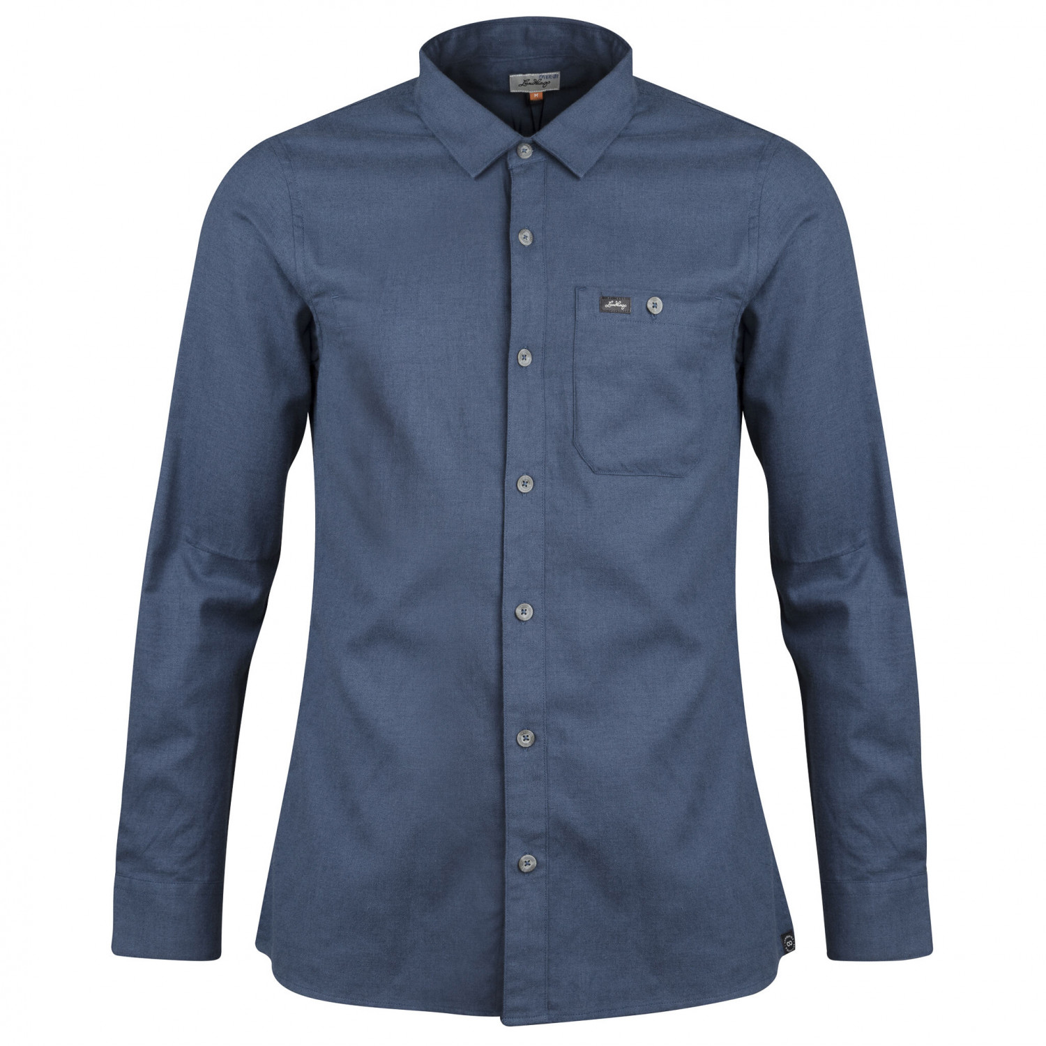 Рубашка Lundhags Ekren Solid L/S Shirt, цвет Mid Blue