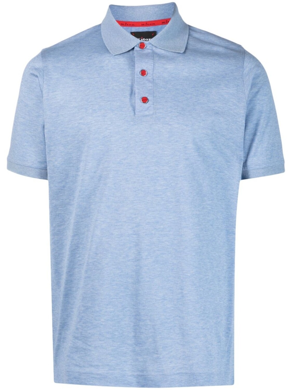 

Рубашка поло с короткими рукавами Kiton, синий