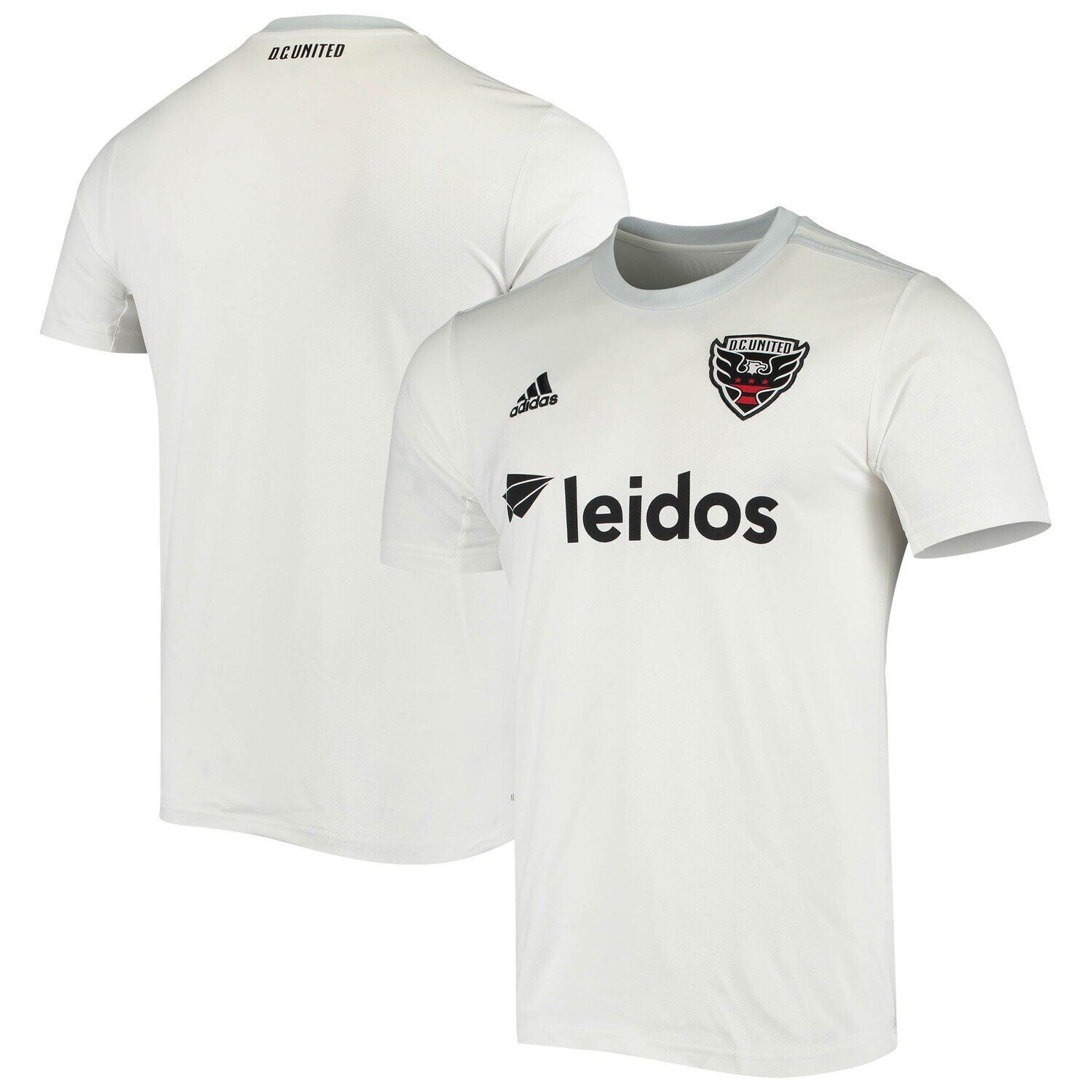 

Мужская белая футболка Adidas DC United 2020/21 Replica Alternate, Белый