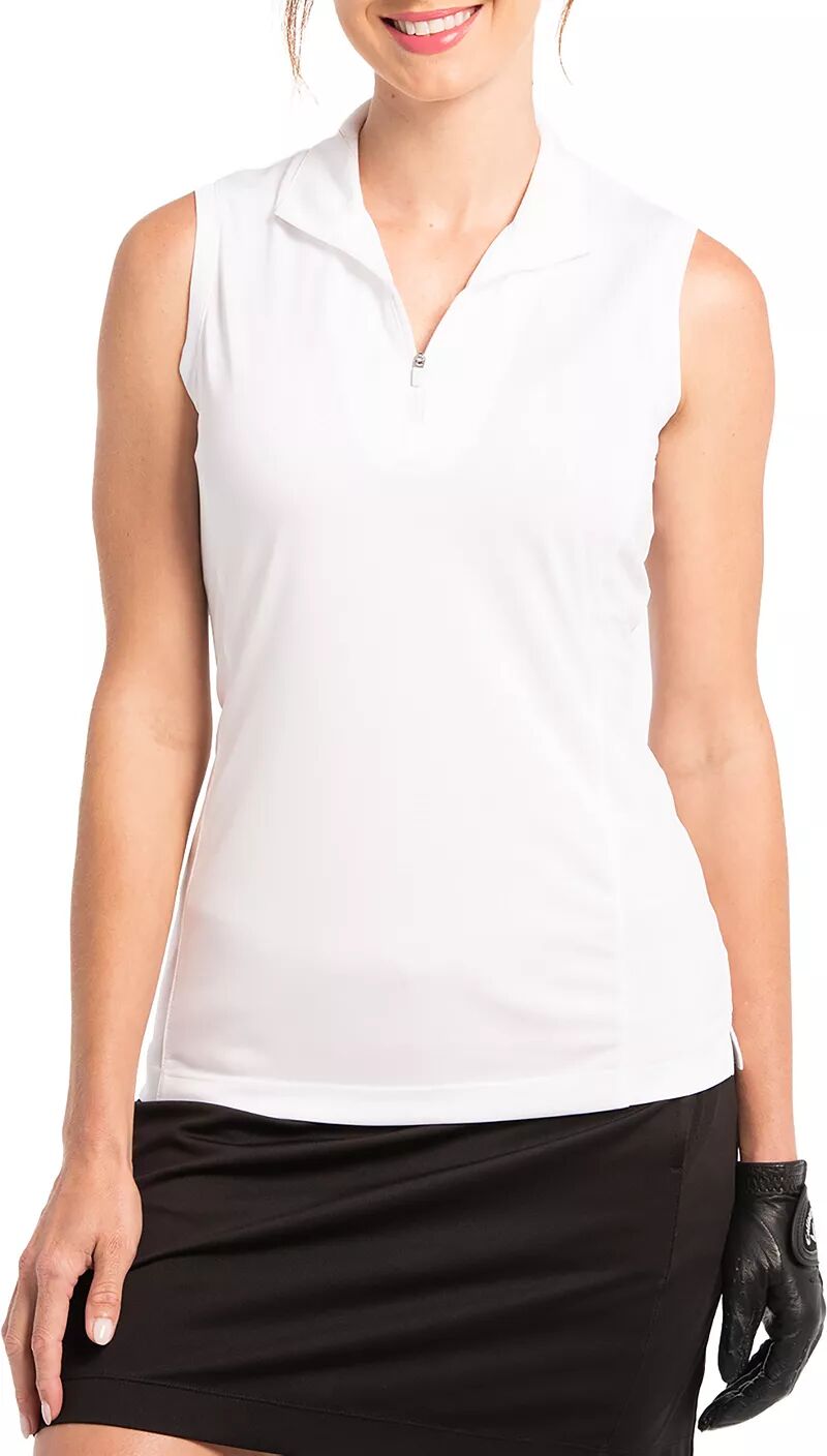 Женская футболка-поло без рукавов с воротником-стойкой Ep New York, белый