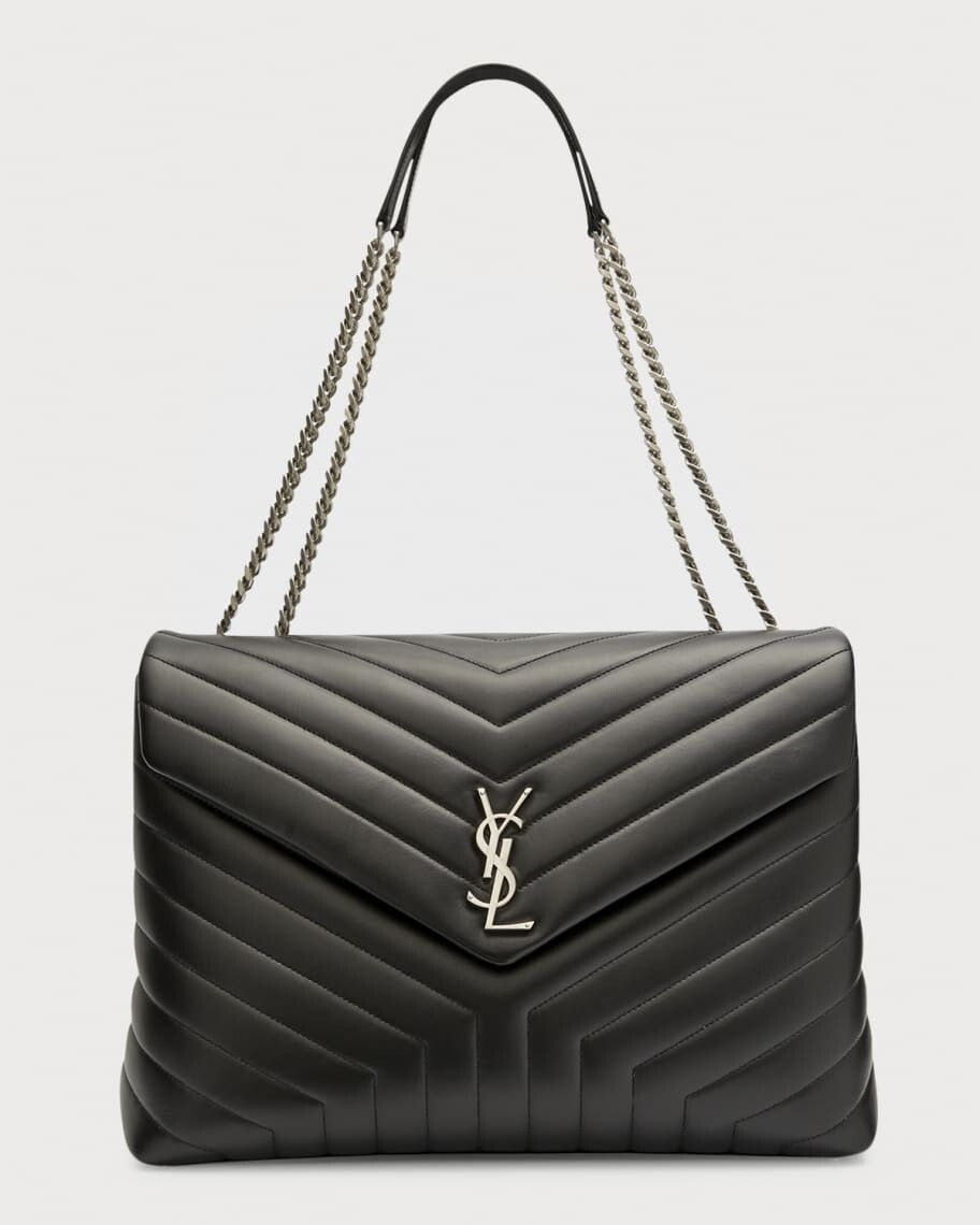 

Большая сумка через плечо Loulou с цепочкой Saint Laurent