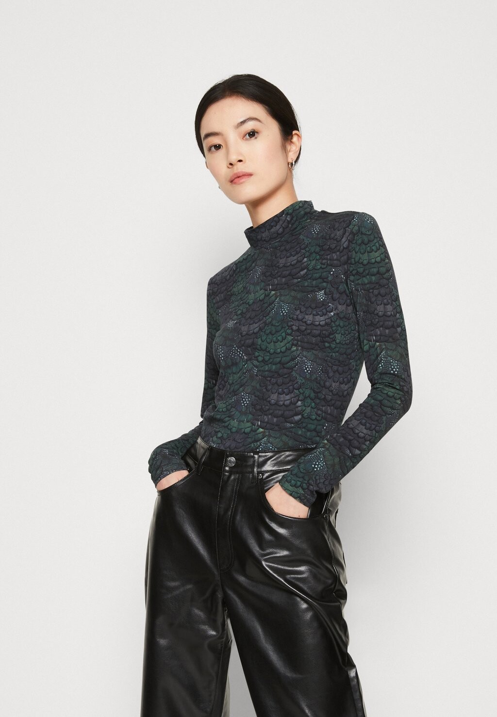 

Рубашка с длинным рукавом Scotch & Soda, зеленый