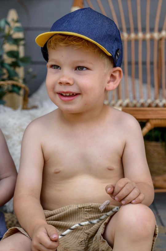 Детская хлопковая шапочка Jamiks, желтый