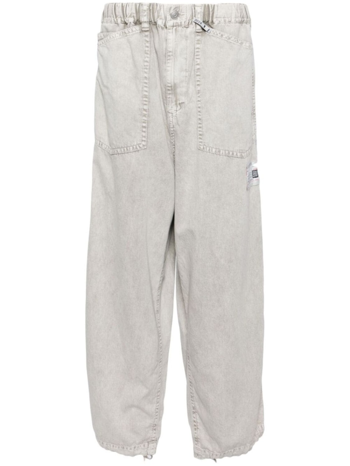 

Maison Mihara Yasuhiro брюки из денима, серый
