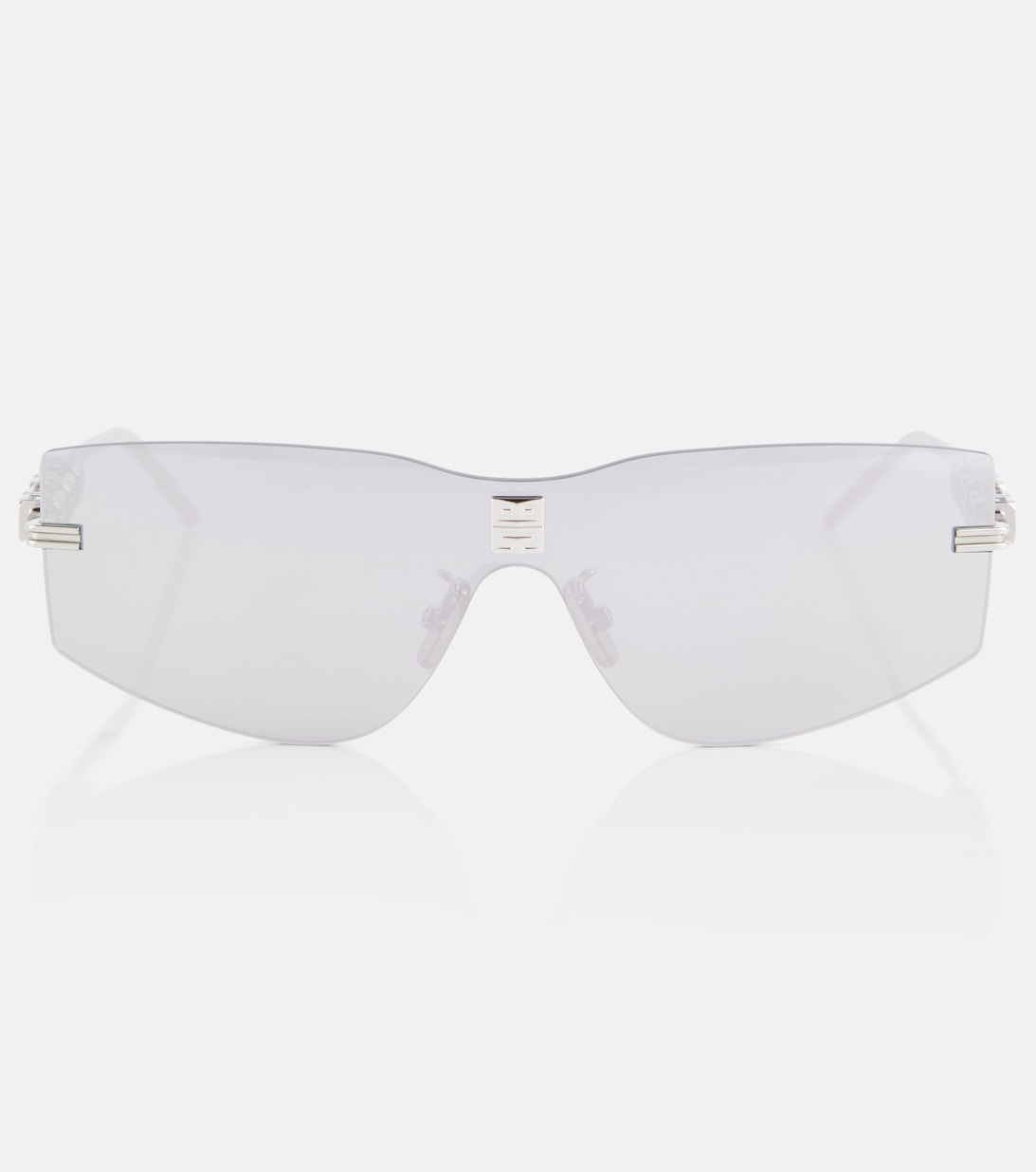 цена Солнцезащитные очки в прямоугольной оправе 4Gem Givenchy, металлик