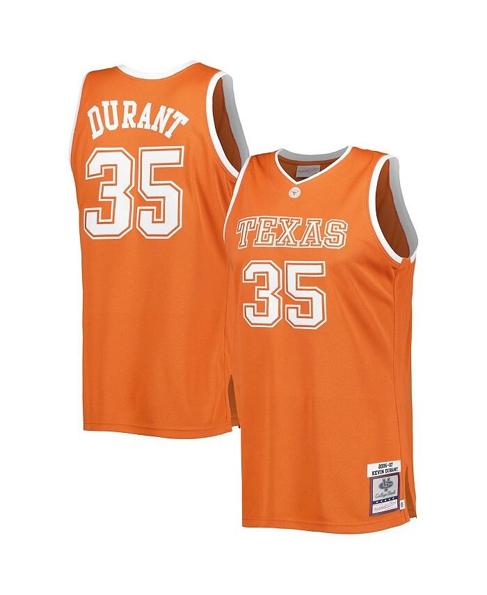 

Мужское джерси Kevin Durant Texas Orange Texas Longhorns Authentic 2006 г. Mitchell & Ness, оранжевый