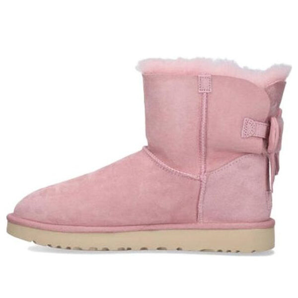

Зимние ботинки мини-бейли пух Ugg, розовый