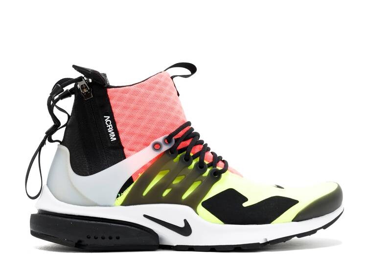 Кроссовки Nike ACRONYM X AIR PRESTO MID 'MULTICOLOR', белый