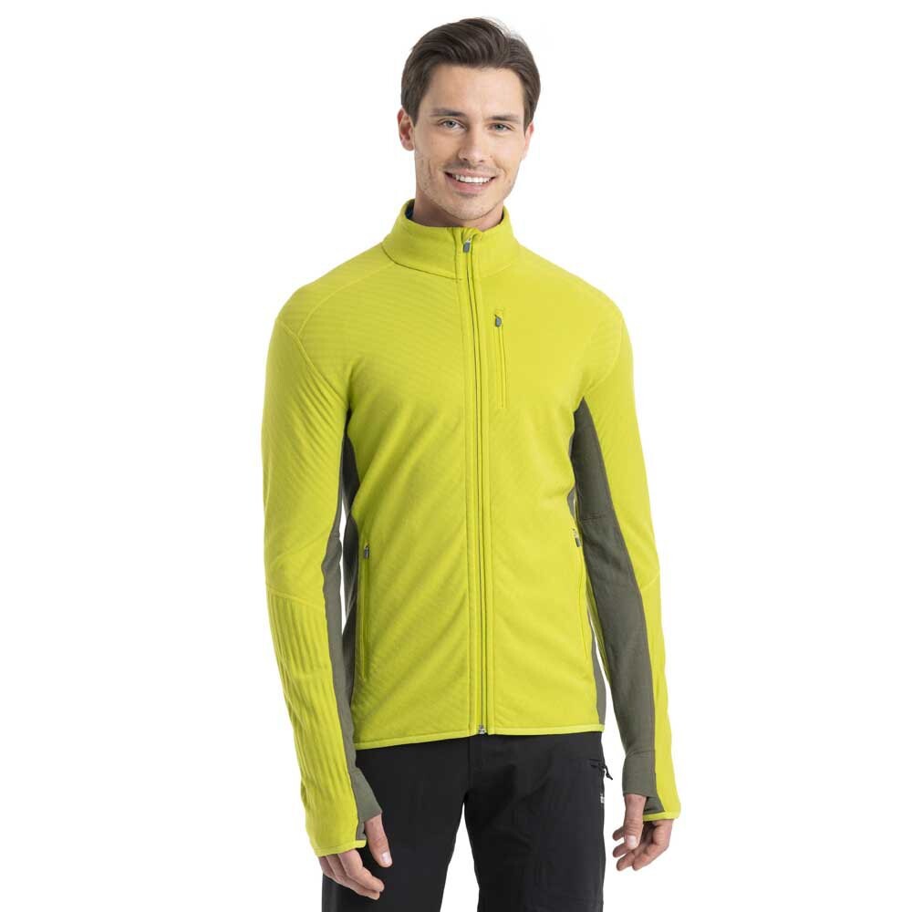 

Толстовка Icebreaker Descender Merino, желтый