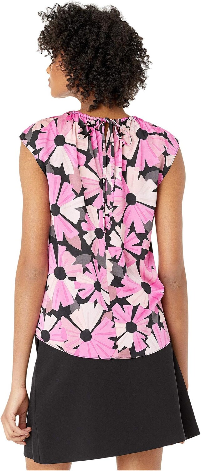 

Рубашка Kate Spade New York Wallflower Tie Neck Shell, черный