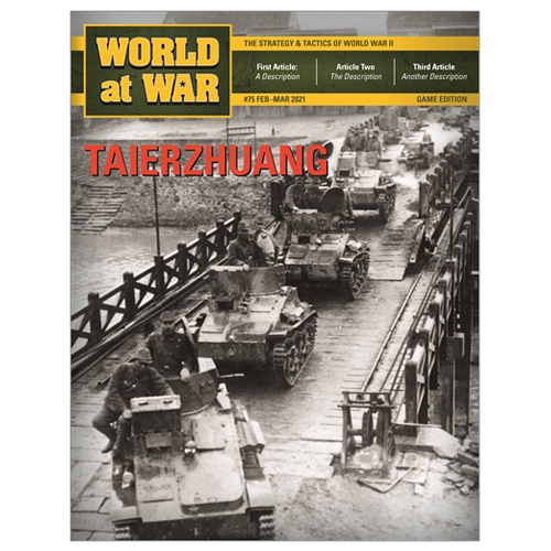 

Книга World At War Issue #91 (Stalin’S First Victory & Battle Of Taierzhuang) Decision Games