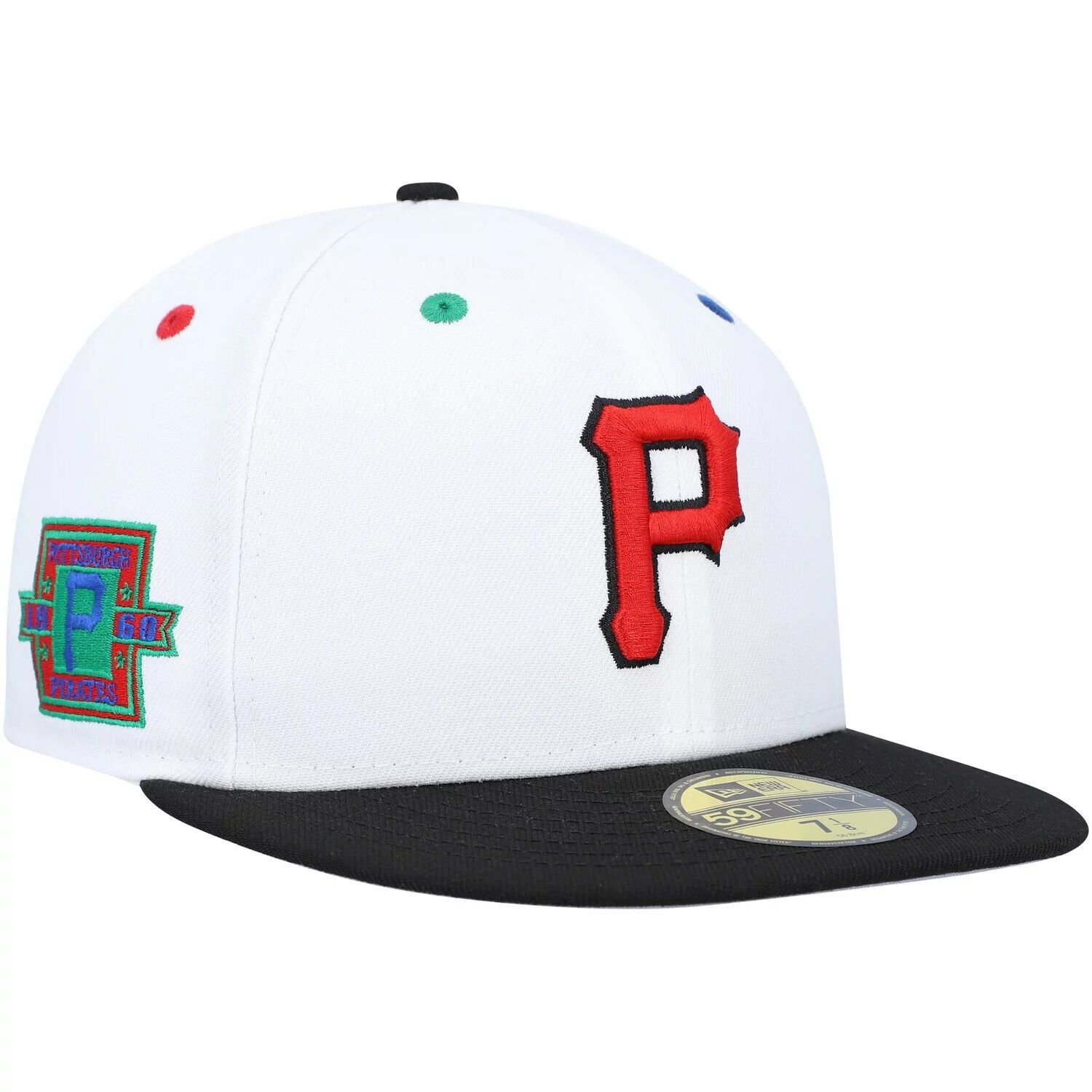 

Мужская облегающая шляпа New Era белая/черная Pittsburgh Pirates 1960 Primary Eye 59FIFTY