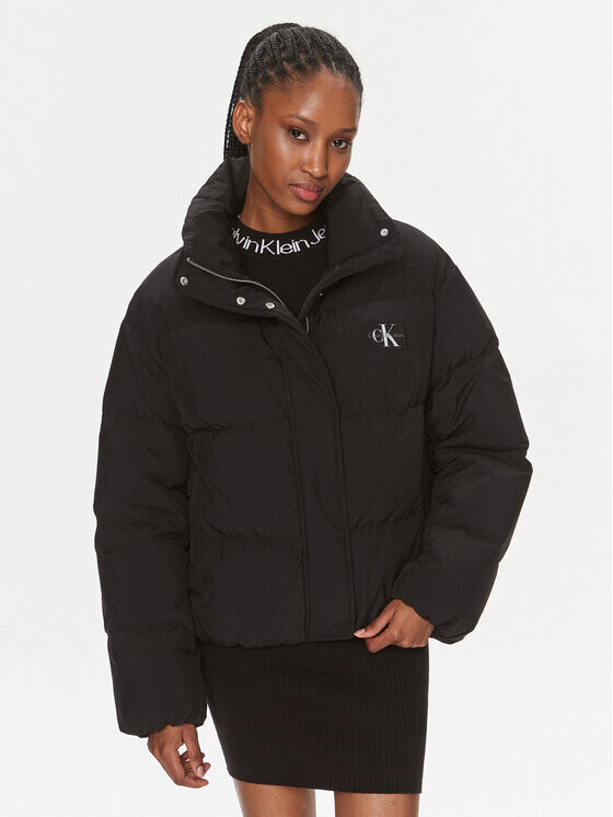 

Пуховик свободного кроя Calvin Klein, черный