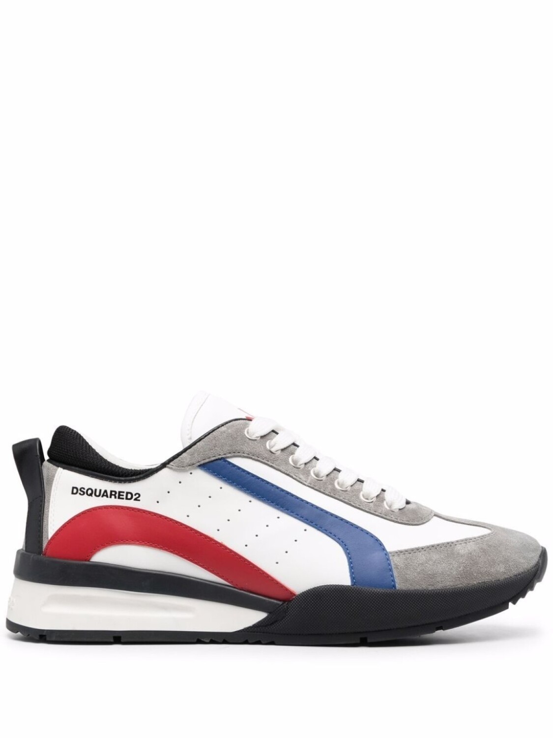 

Кроссовки Dsquared2 Legend With Inserts, белый/синий/красный/серый/черный